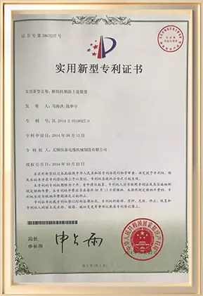 Our certificate 31