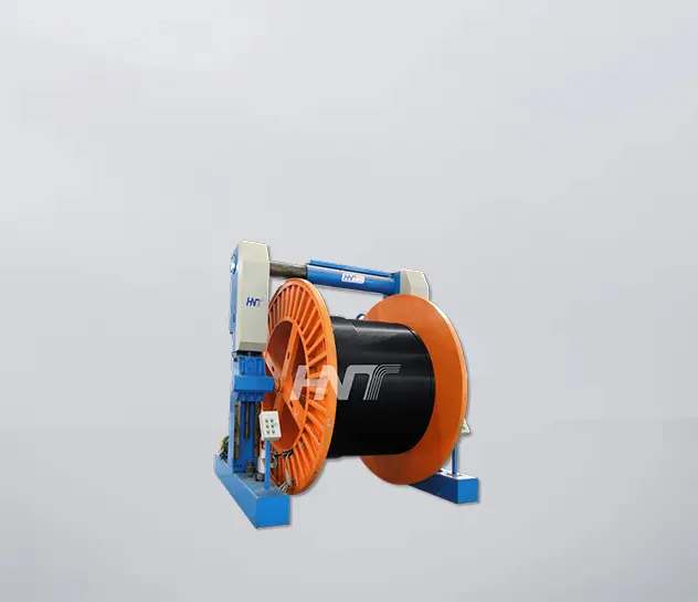 Gantry type pay-off and take-up line