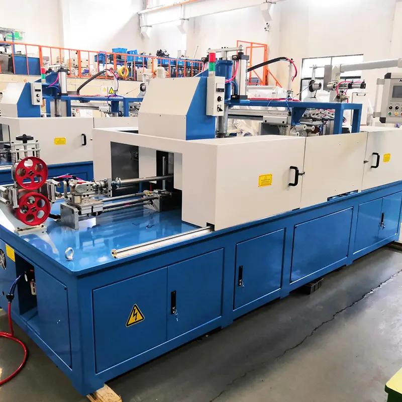 Automatic Cable Coiling and Wrapping Machine